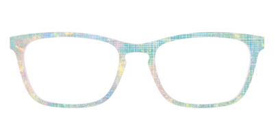 The Pastel Gradient with Holographic Hatching - Front Top Thumbnail - Pair Eyewear