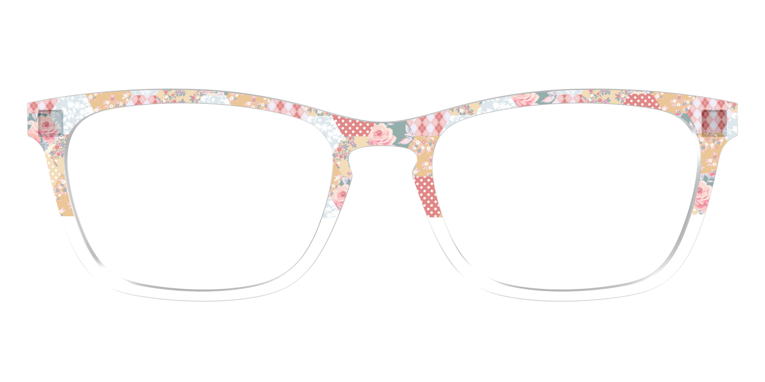 The Patchwork Hexagon Crystal Split - Front Top Image - Pair Eyewear