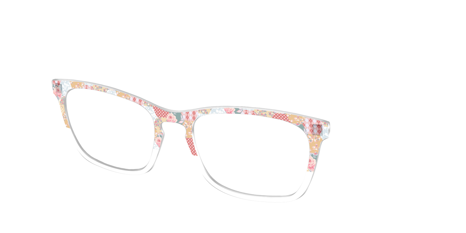 The Patchwork Hexagon Crystal Split - Angle Top Image - Pair Eyewear