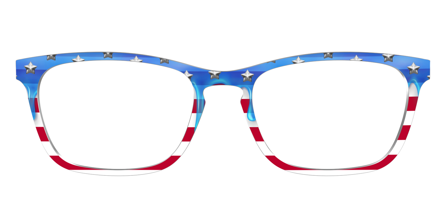 The Patriotic Slime - Angle Top Image - Pair Eyewear