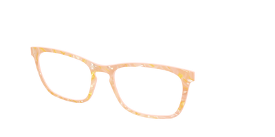 The Peach Creamsicle Pearl Marble - Angle Top Thumbnail - Pair Eyewear
