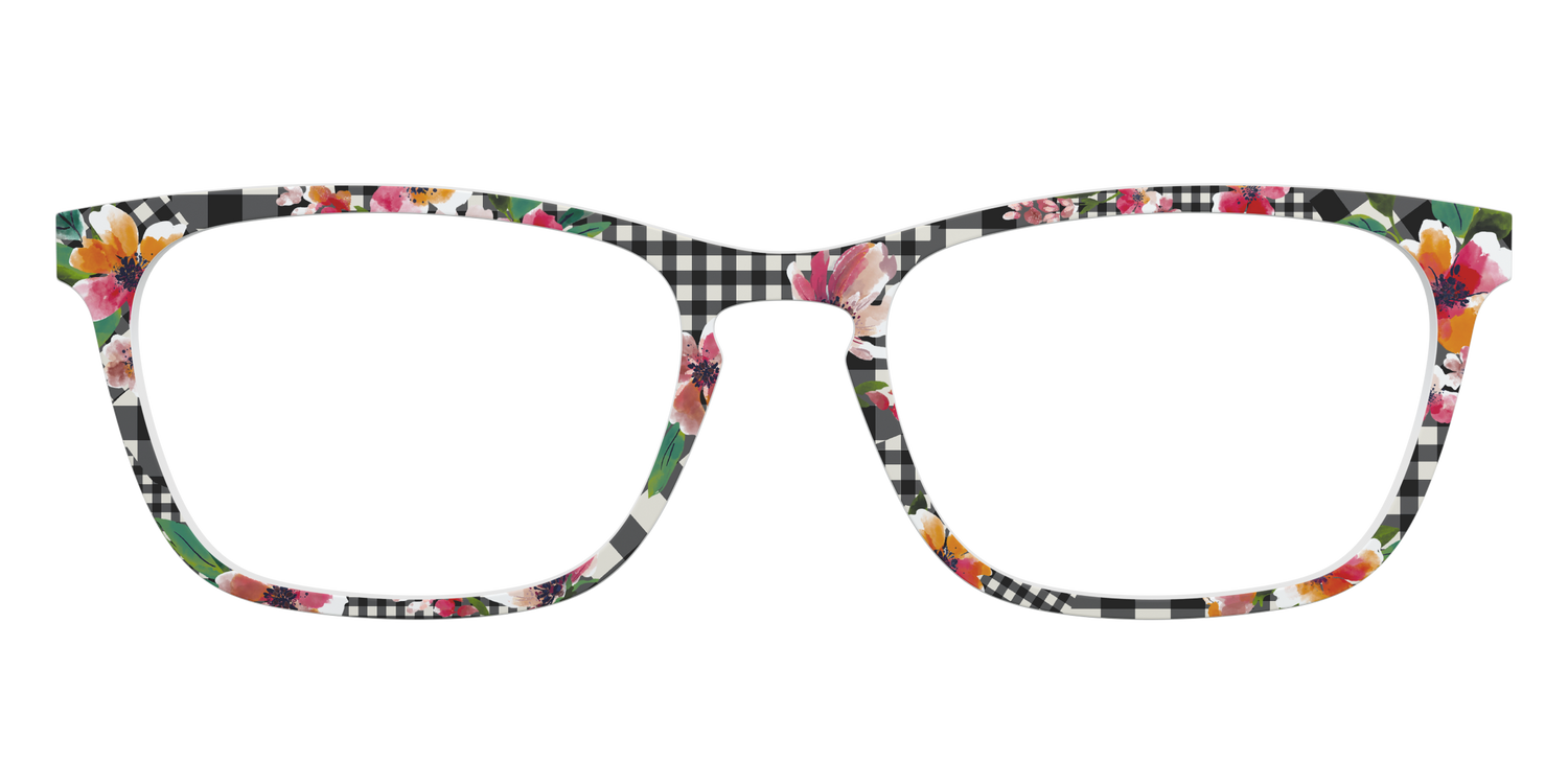The Petal Plaid - Front Top Image - Pair Eyewear
