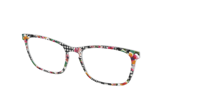 The Petal Plaid - Angle Top Thumbnail - Pair Eyewear