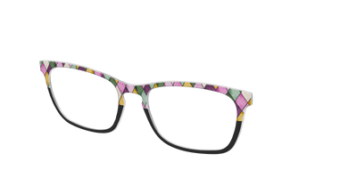 The Playful Harley Split - Angle Top Thumbnail - Pair Eyewear