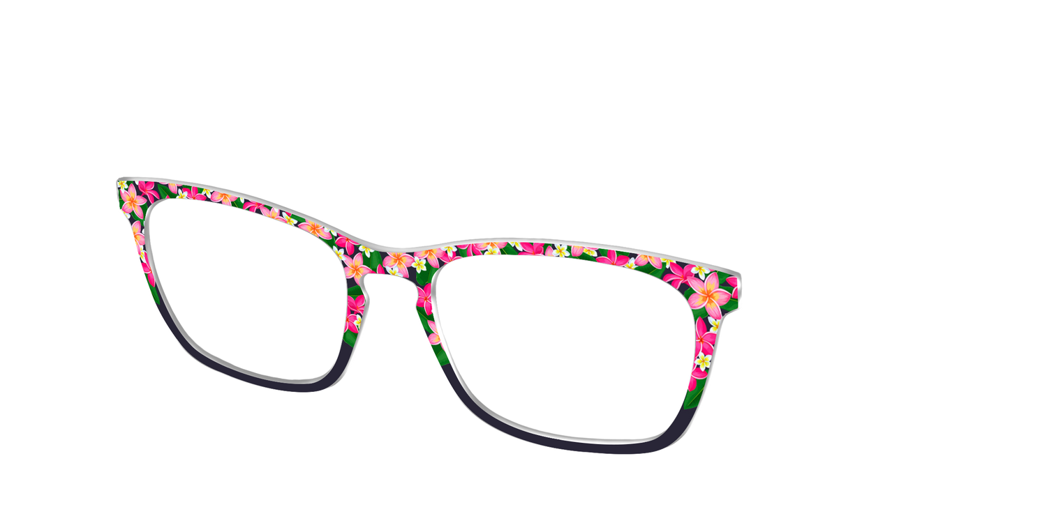 The Plumeria Crown - Angle Top Image - Pair Eyewear