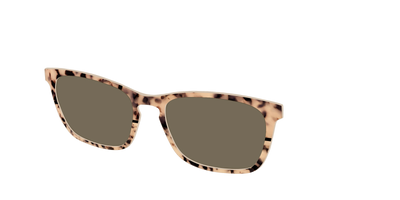 The Polarized Bisque Tortoise Split Sun Top - Angle Top Thumbnail - Pair Eyewear