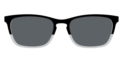 The Polarized Black to Gray Crystal Split Sun Top - Front Top Thumbnail - Pair Eyewear