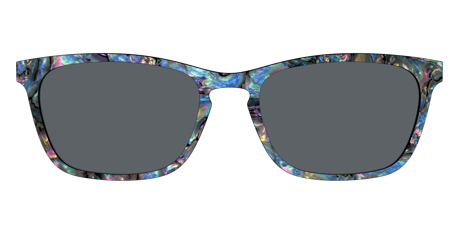 The Polarized Midnight Abalone Sun Top - Front Top Image - Pair Eyewear