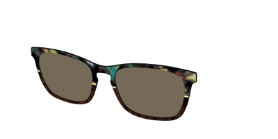 The Polarized Mirage Split with Gold Foil Sun Top - Angle Top Thumbnail - Pair Eyewear