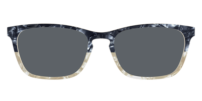The Polarized Navy to Taupe Pearl Split Sun Top - Front Top Thumbnail - Pair Eyewear