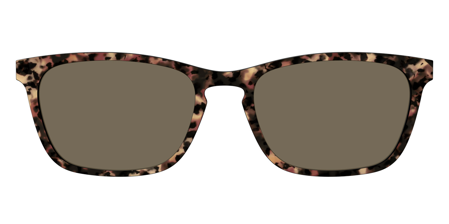 The Polarized Sienna Tortoise Sun Top - Front Top Image - Pair Eyewear