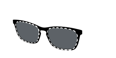 The Polarized Stylish Daisy Sun Top - Angle Top Thumbnail - Pair Eyewear