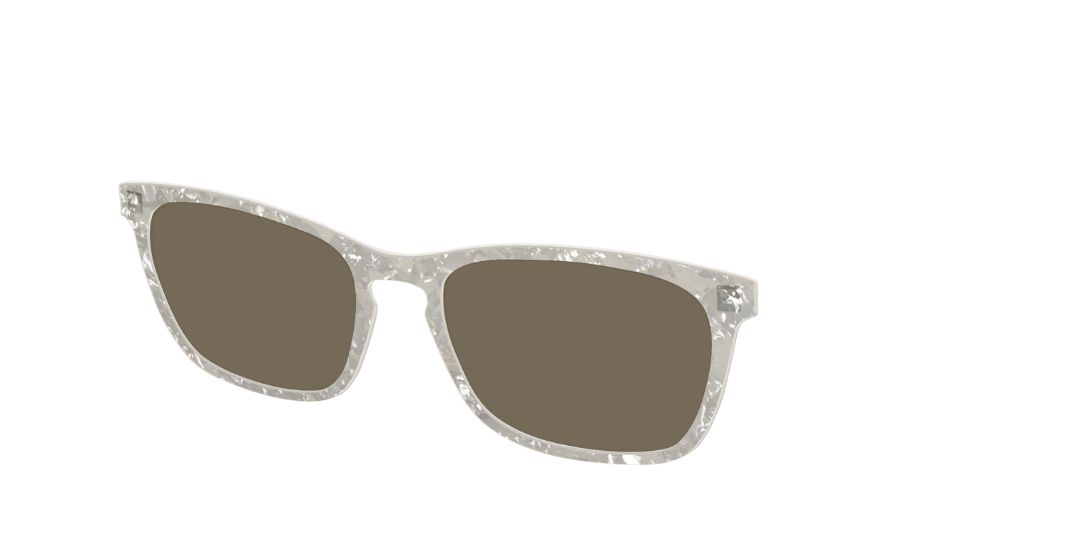 The Polarized White Quartz Pearl Sun Top - Angle Top Image - Pair Eyewear