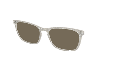 The Polarized White Quartz Pearl Sun Top - Angle Top Thumbnail - Pair Eyewear