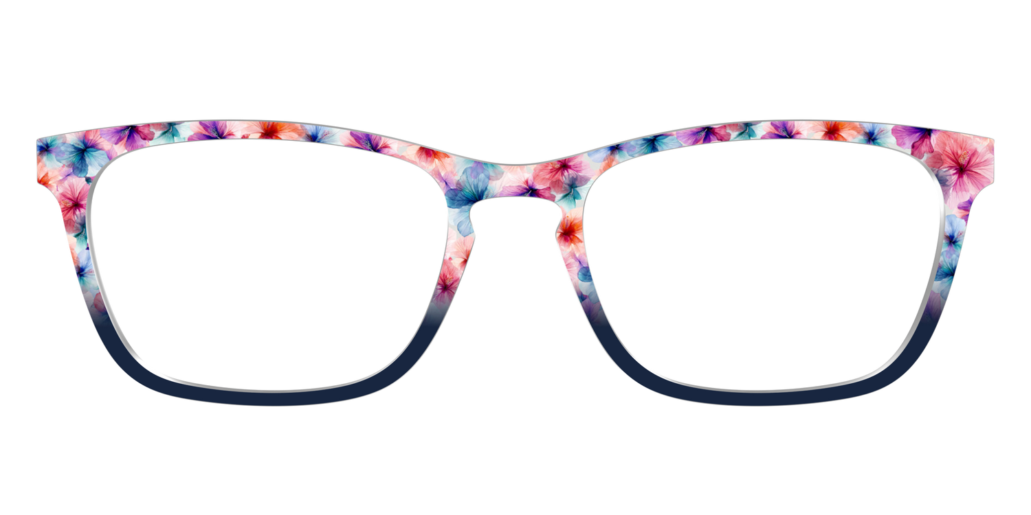 The Pressed Hibiscus - Front Top Image - Pair Eyewear