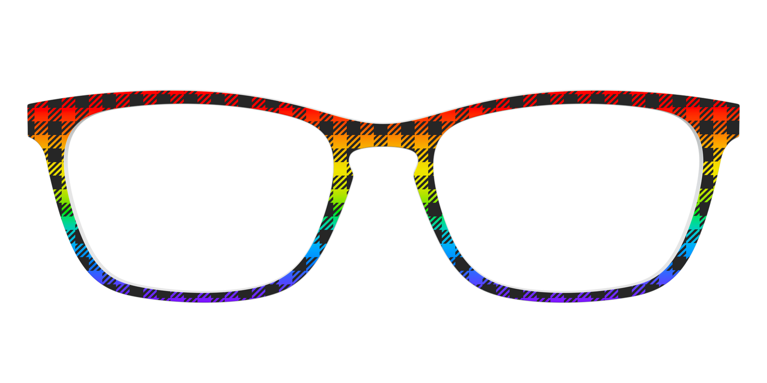 The Primary Plaid - Front Top Image - Pair Eyewear