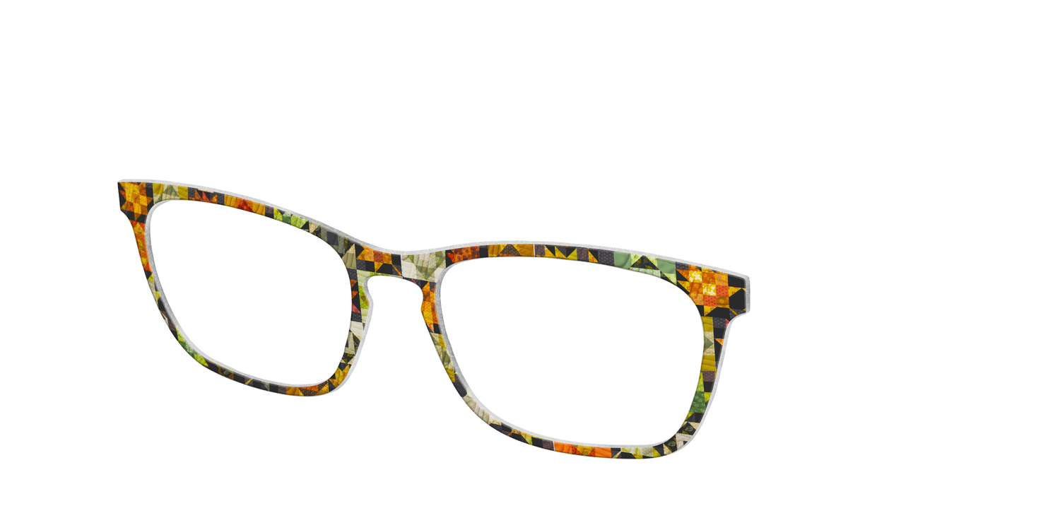 The Quilted Leaves - Angle Top Image - Pair Eyewear