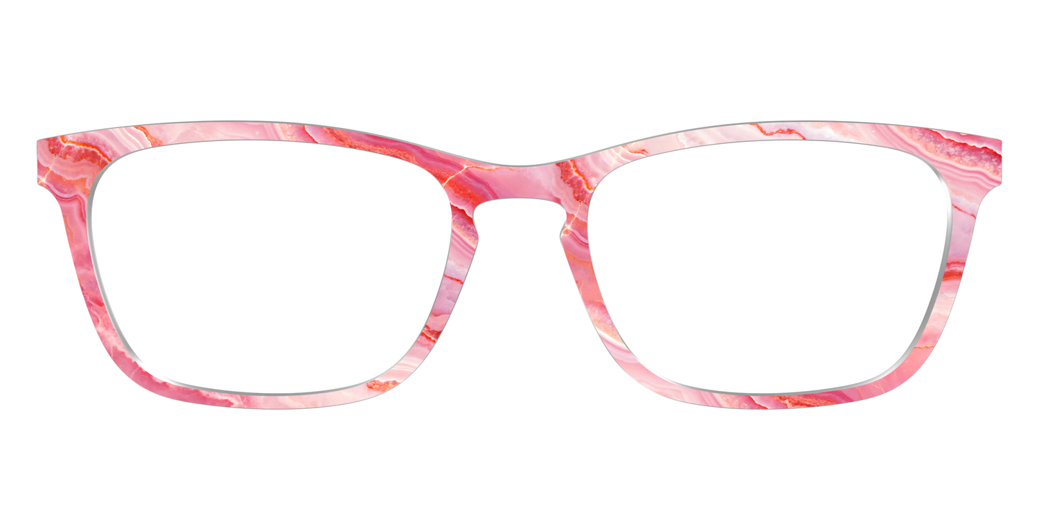 The Rose Quartz Geode - Front Top Image - Pair Eyewear