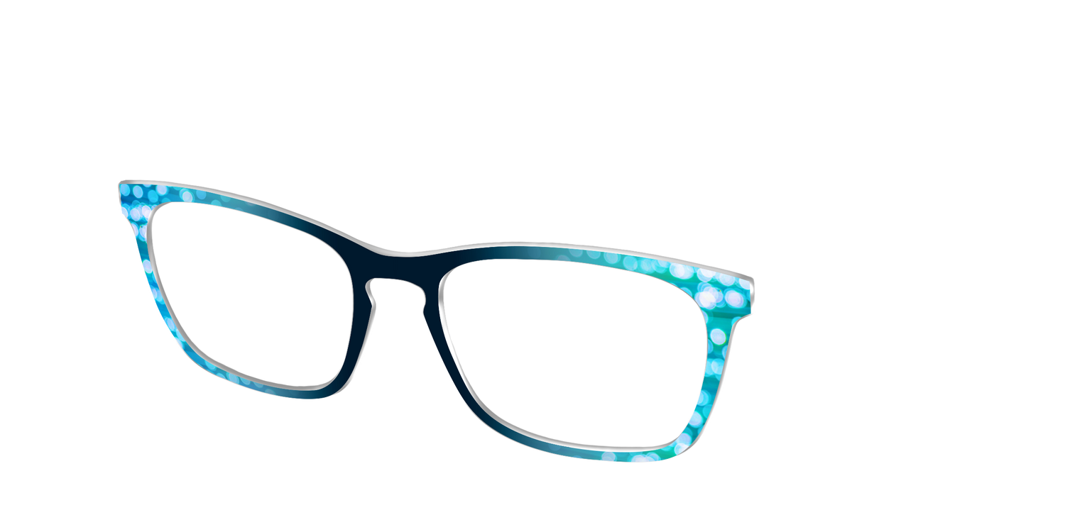 The Sea Foam Bokeh - Angle Top Image - Pair Eyewear