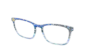 The Snowscape Stained Glass - Angle Top Thumbnail - Pair Eyewear