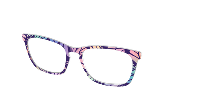 The Sorbet Wings Mosaic - Angle Top Thumbnail - Pair Eyewear