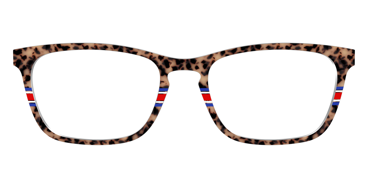 The Spirit Stripe Tortoise - Front Top Image - Pair Eyewear