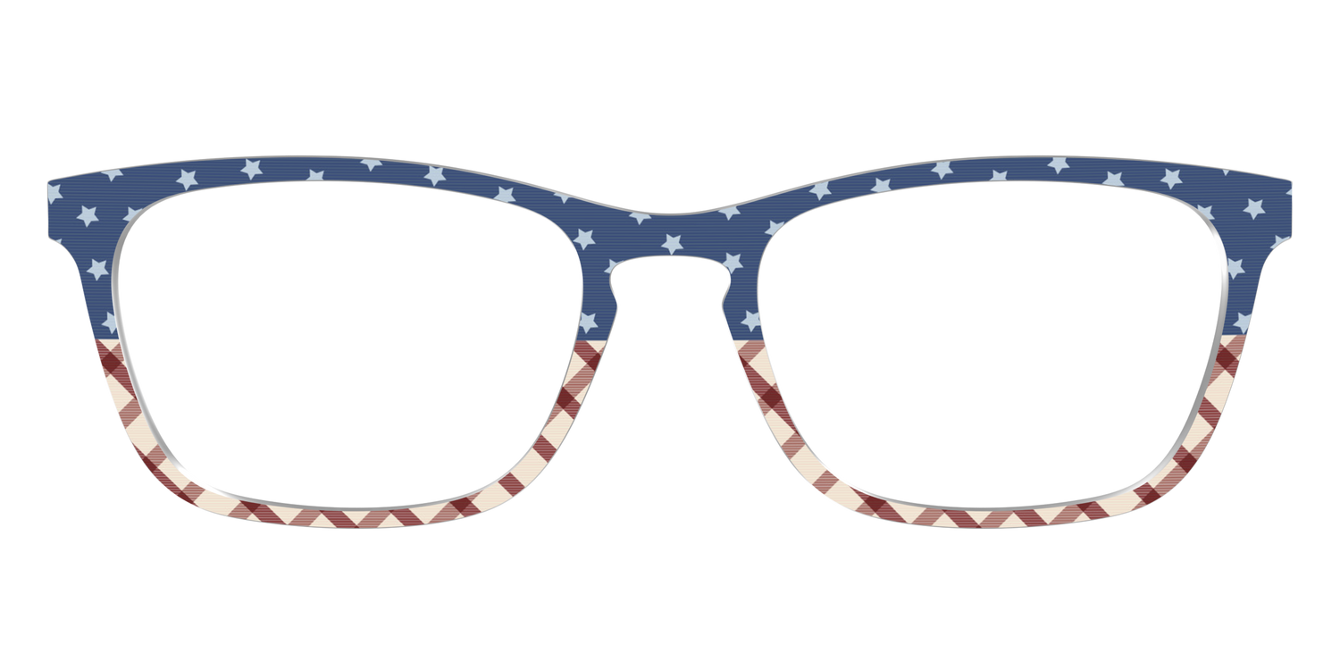 The Starry Gingham Split - Front Top Image - Pair Eyewear