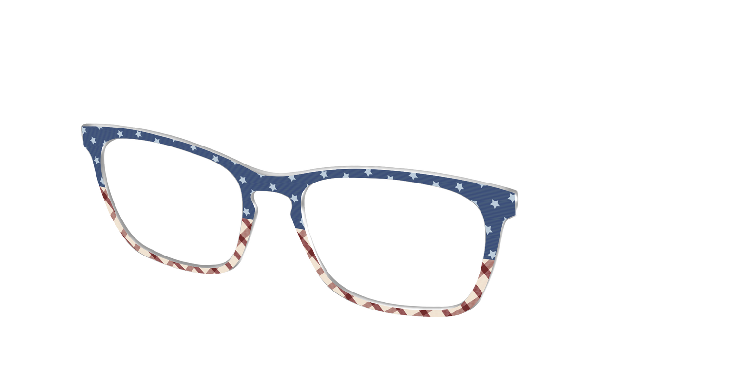 The Starry Gingham Split - Angle Top Image - Pair Eyewear