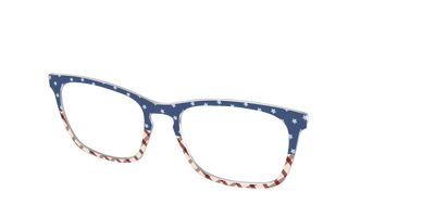 The Starry Gingham Split - Angle Top Thumbnail - Pair Eyewear