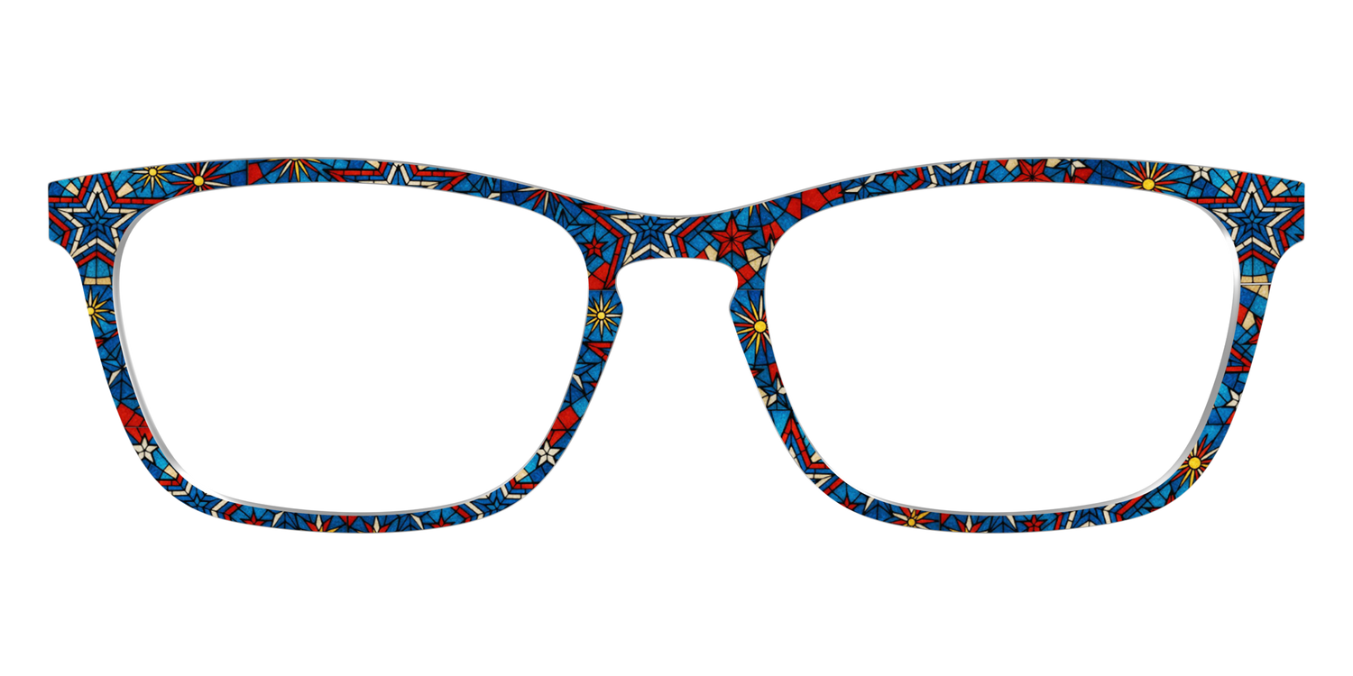 The Star-Spangled Stained Glass - Front Top Image - Pair Eyewear