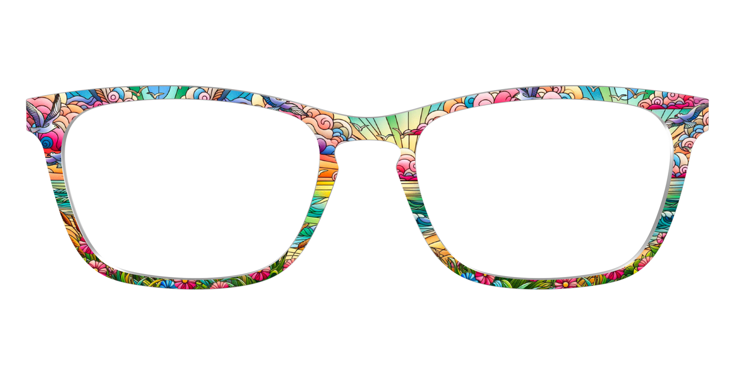 The Sun-Drenched Stained Glass - Front Top Image - Pair Eyewear