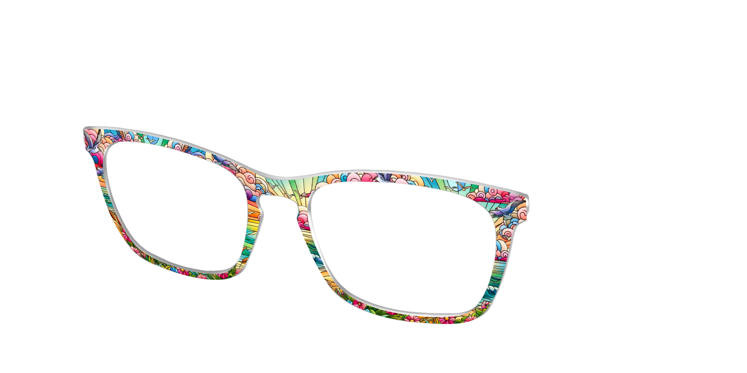 The Sun-Drenched Stained Glass - Angle Top Image - Pair Eyewear