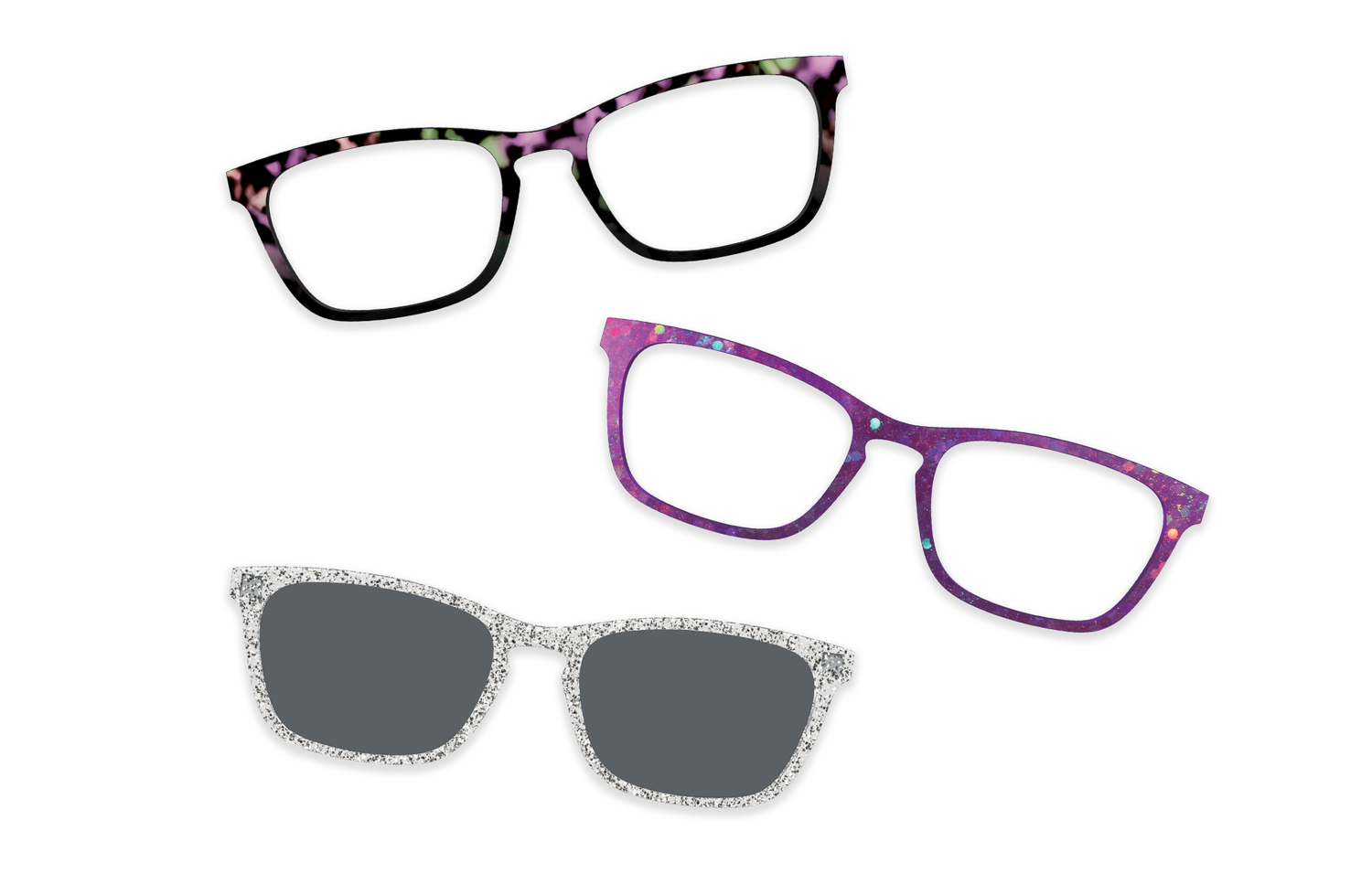 Violet Pearlized Metal - Set - Product Image 2 - Pair Eyewear