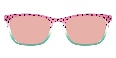 The Watermelon Crystal with Coral Pink Lens - Front Top Thumbnail - Pair Eyewear