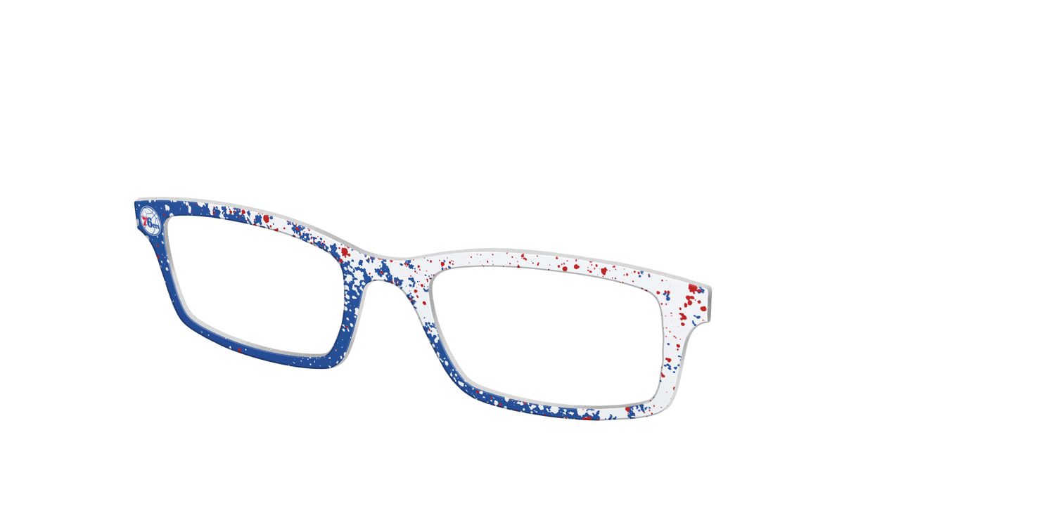 The 76ers Splatter - Angle Top Image - Pair Eyewear