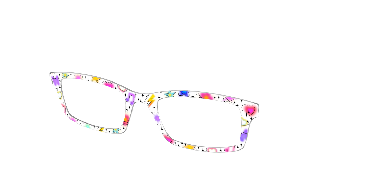 The Airbrushed Icons - Angle Top Image - Pair Eyewear