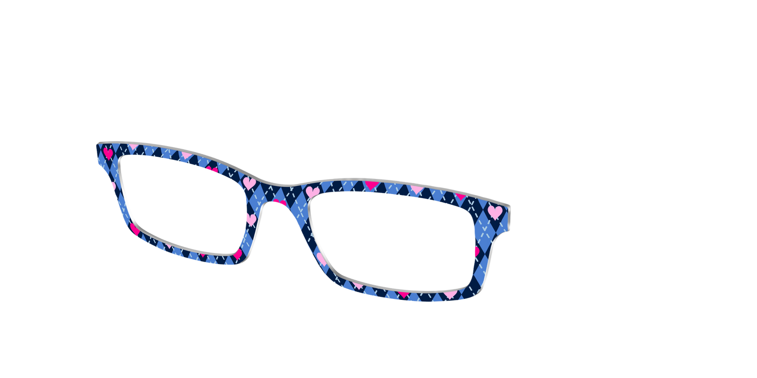 The Amore Argyle - Angle Top Image - Pair Eyewear