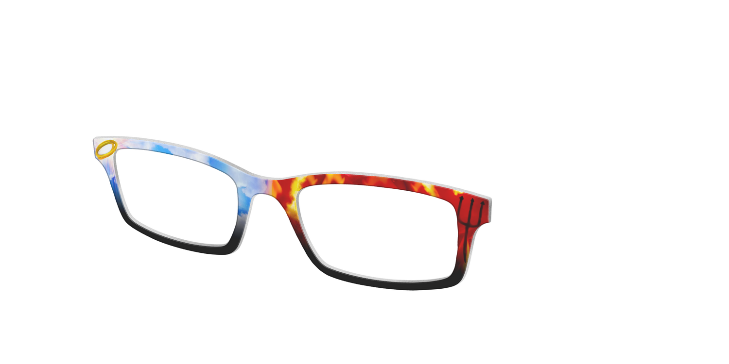 The Angel & Devil - Angle Top Image - Pair Eyewear