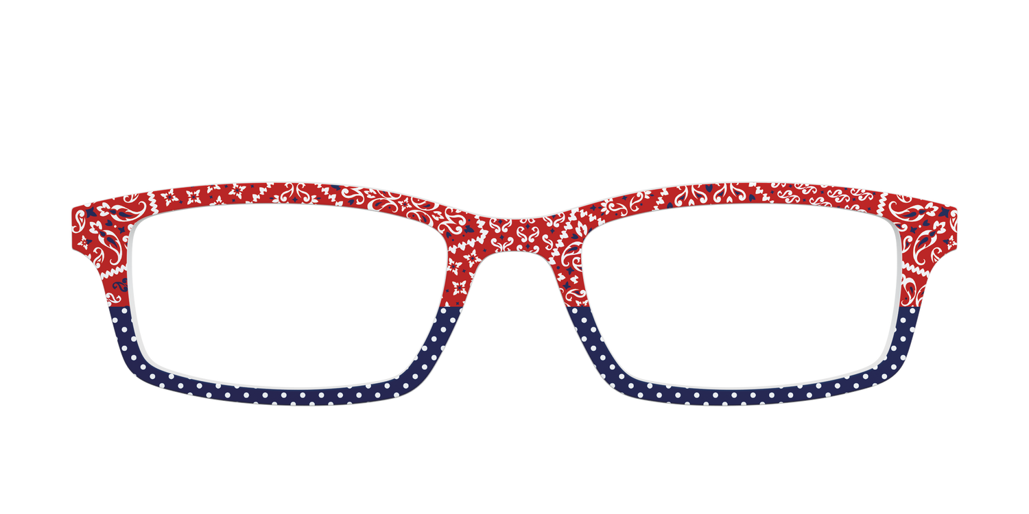 The Bandana Pin Dot - Front Top Image - Pair Eyewear