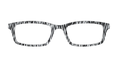 The B&W Chevron - Front Top Thumbnail - Pair Eyewear