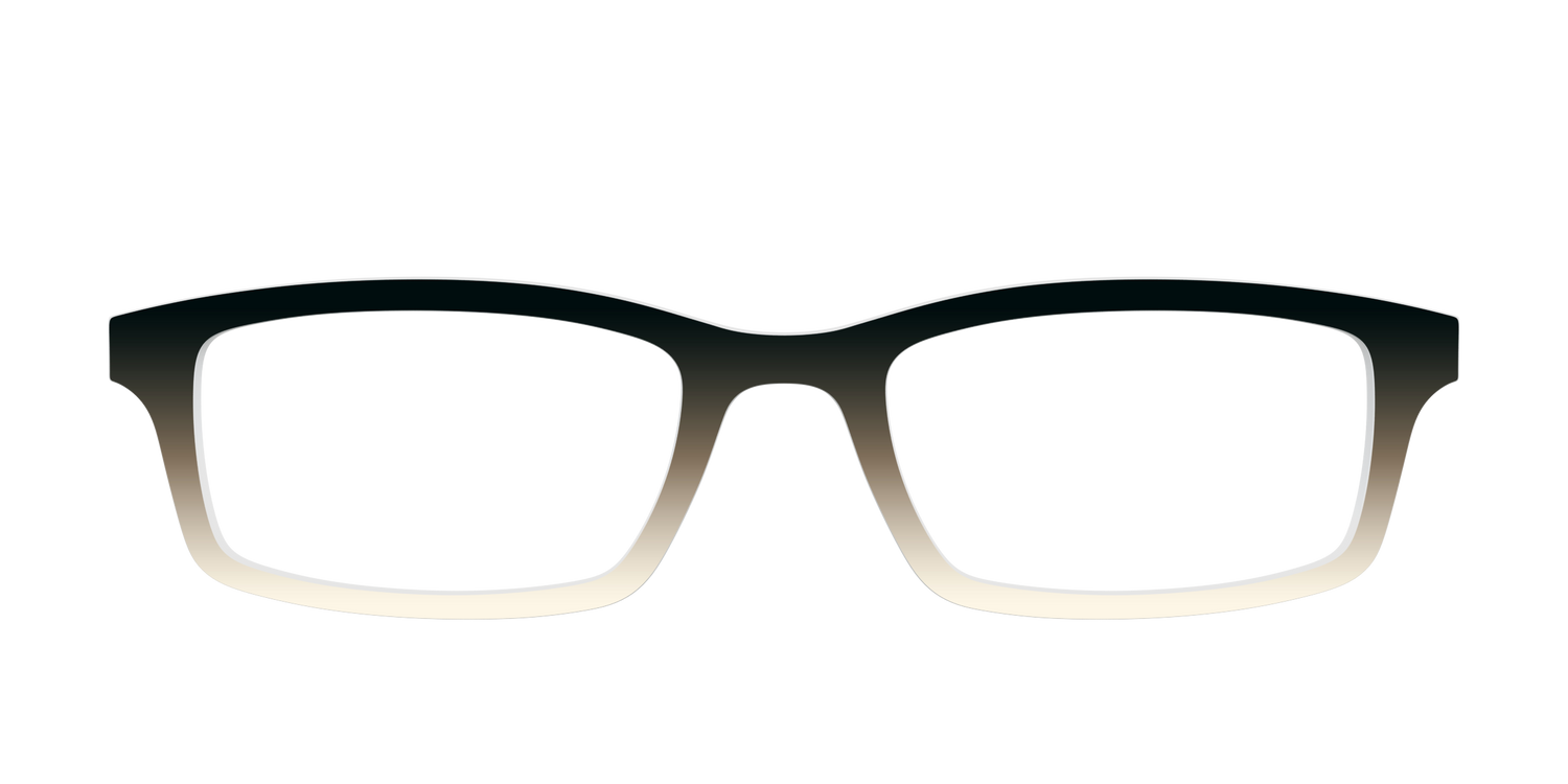 The Bark to Ivory Gradient - Front Top Image - Pair Eyewear