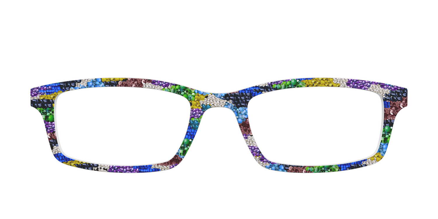 The Beaded Camo - Front Top Image - Pair Eyewear