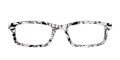 The Black & White Pearl Marble - Front Top Thumbnail - Pair Eyewear