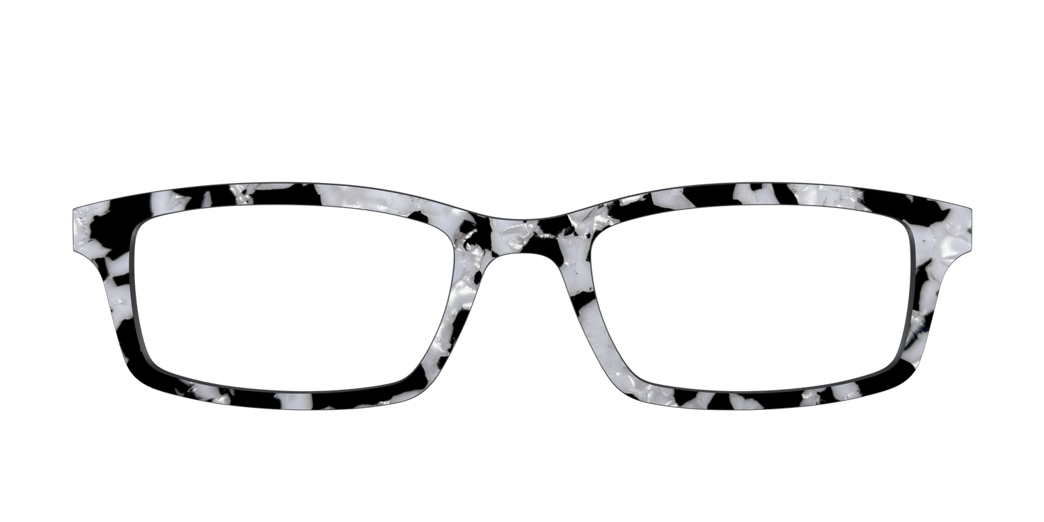 The Black & White Pearl Tortoise - Front Top Image - Pair Eyewear