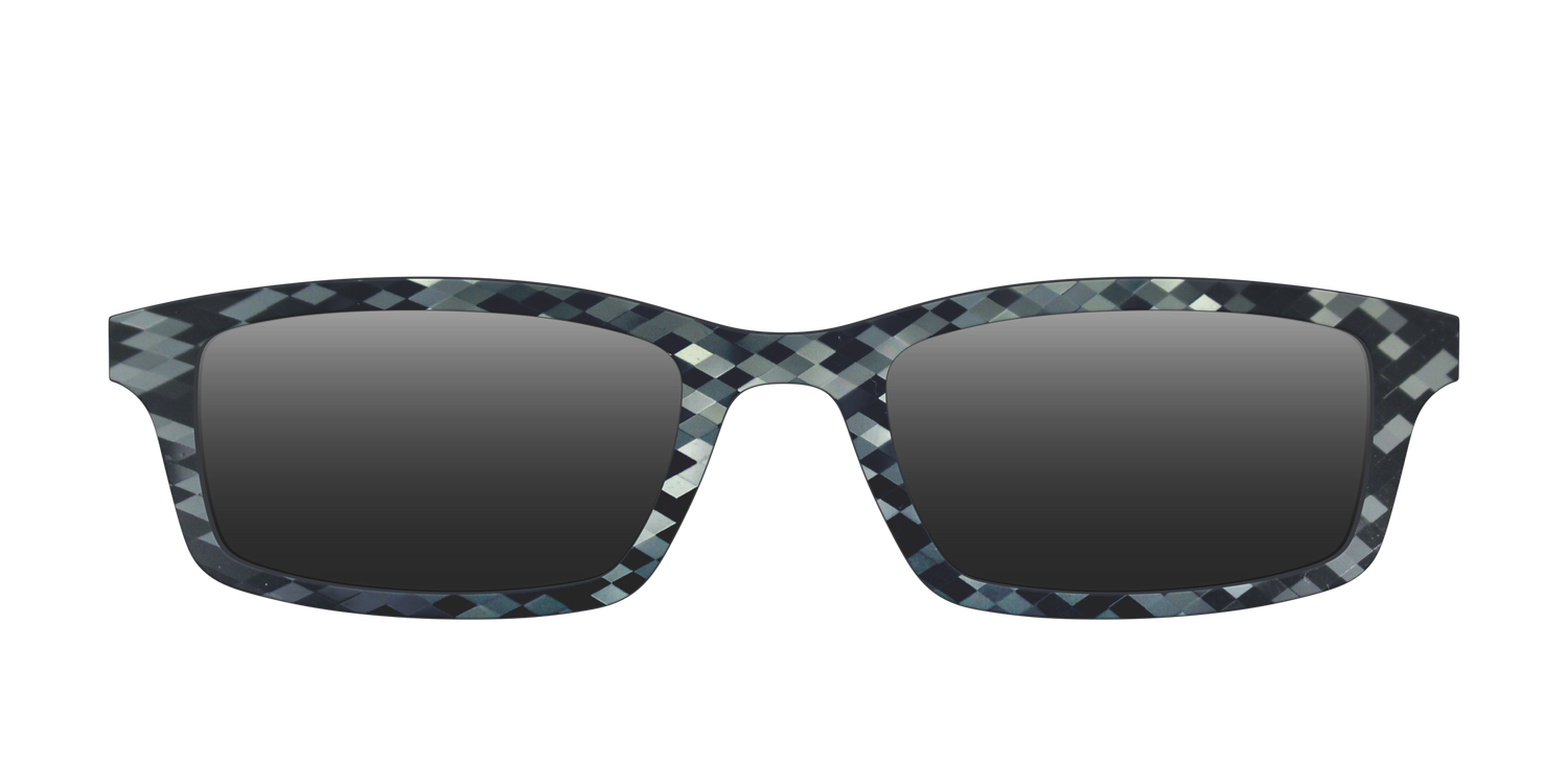 The Polarized Black Prism Sun Top - Front Top Image - Pair Eyewear