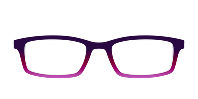 The Black To Jungle Orchid Gradient - Front Top Thumbnail - Pair Eyewear