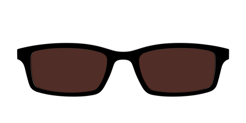 The Black with Brown Golf Lens - Pair Eyewear