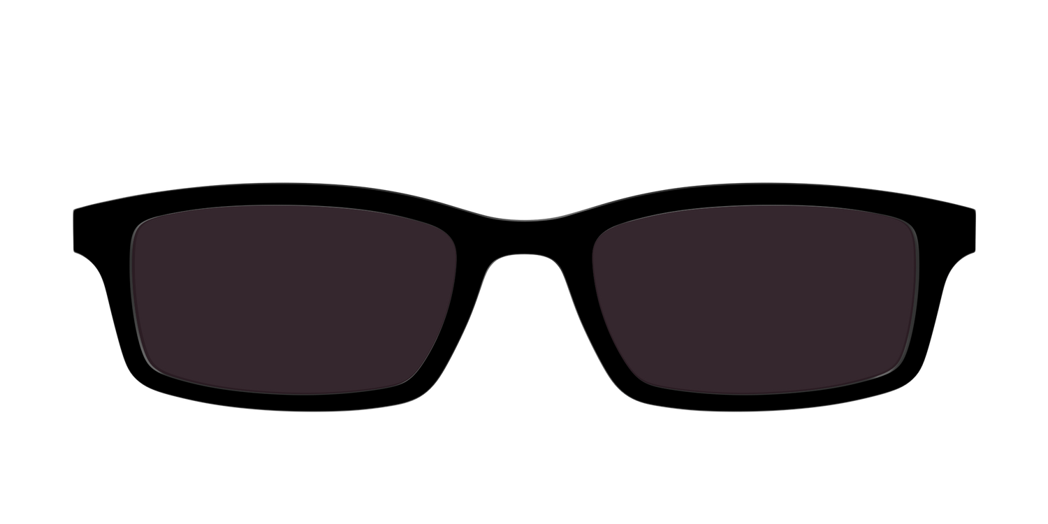 The Black with Urban Explorer Lens - Front Top Image - Pair Eyewear