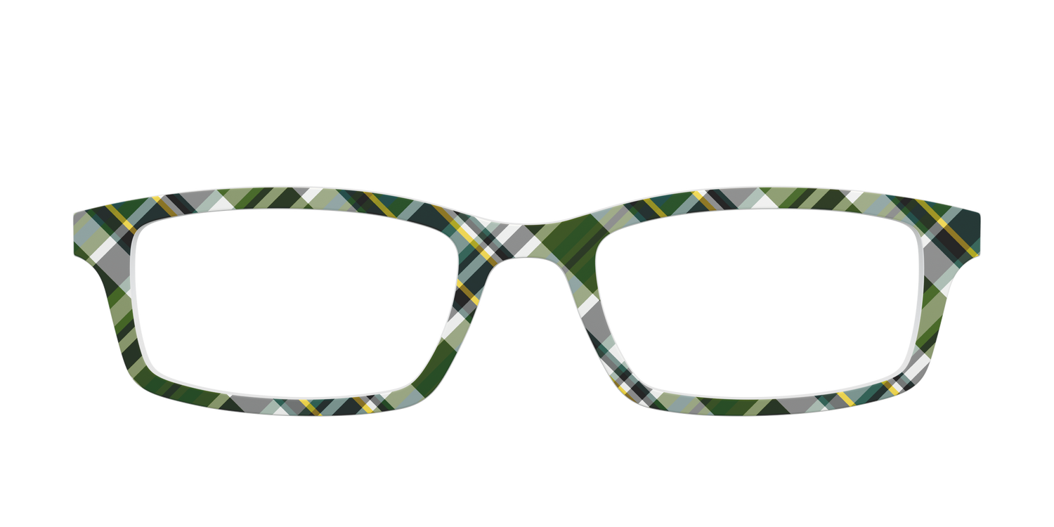 The Blarney Plaid - Front Top Image - Pair Eyewear
