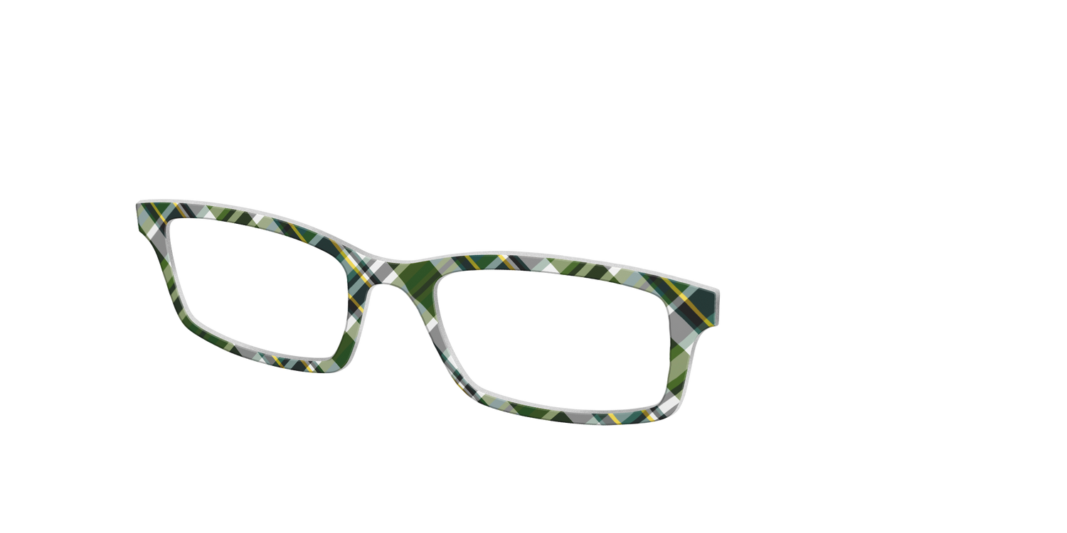 The Blarney Plaid - Angle Top Image - Pair Eyewear